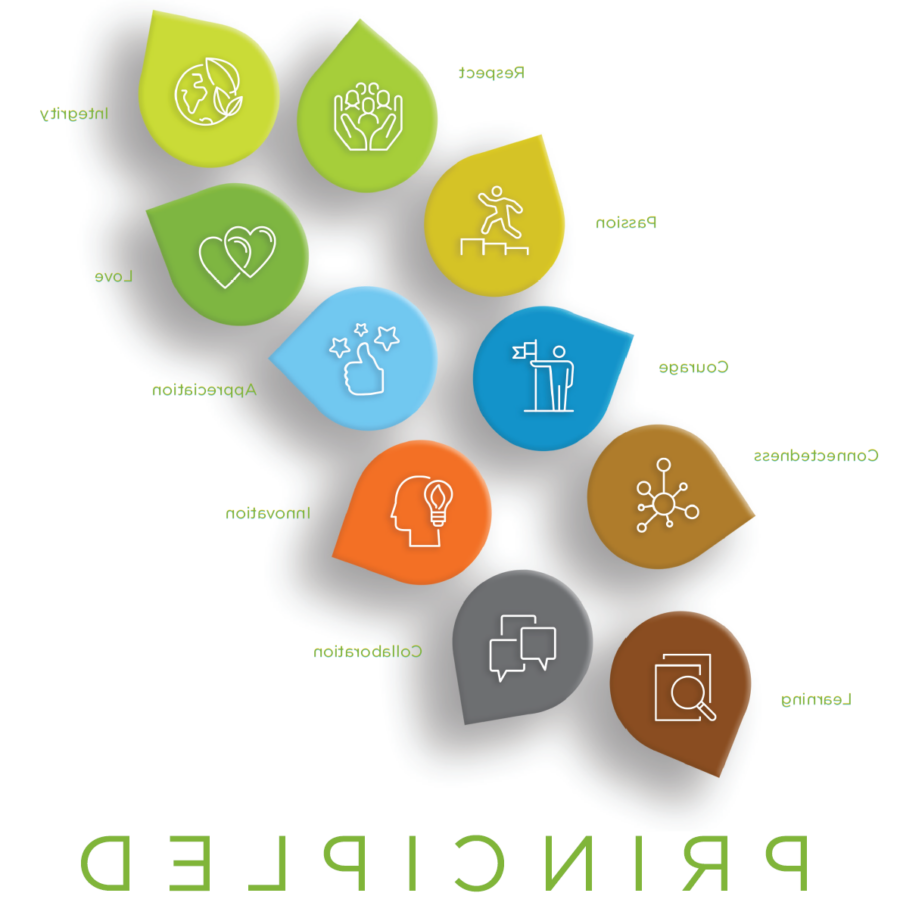 封面是Hga010皇冠软件下载最新的可持续发展报告《原则》.